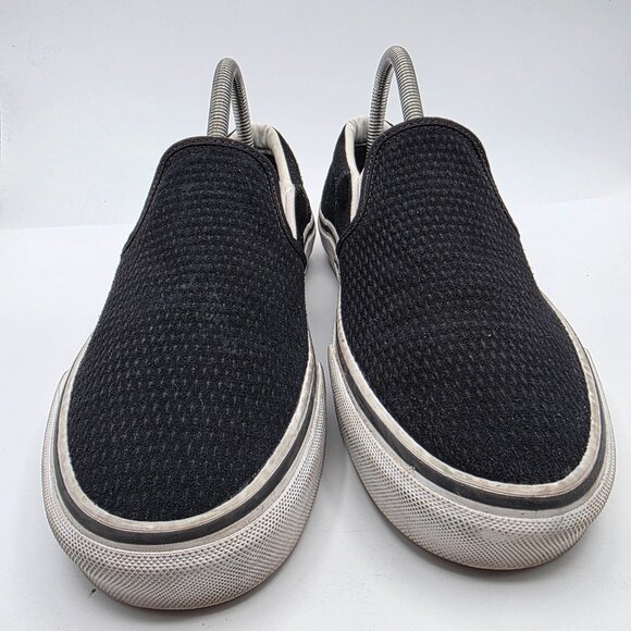 Vans Classic Slip On Embossed Womens Size 8.5 Black Casual Shoes Comfortable - Picture 2 of 13
